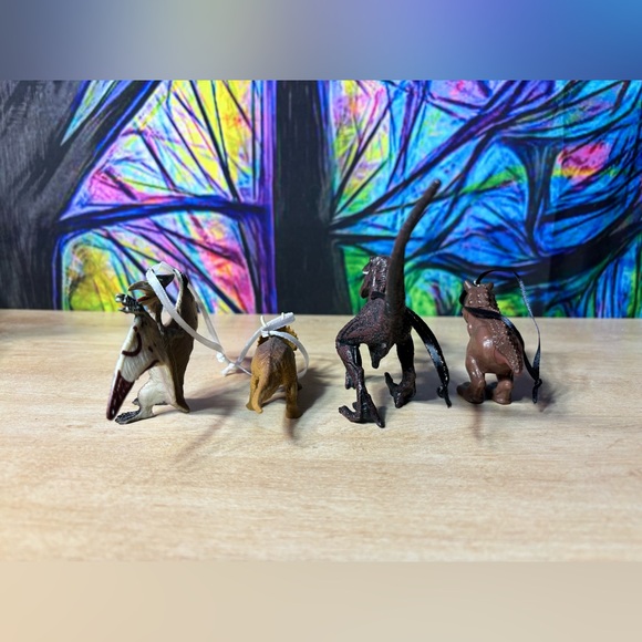 Dinosaur Custom Christmas Ornament Of 4, T-Rex, Triceratops - Picture 4 of 12